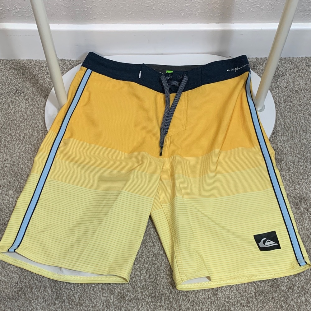 Quiksilver Kids Yellow‎ Gradient Swim Trunks